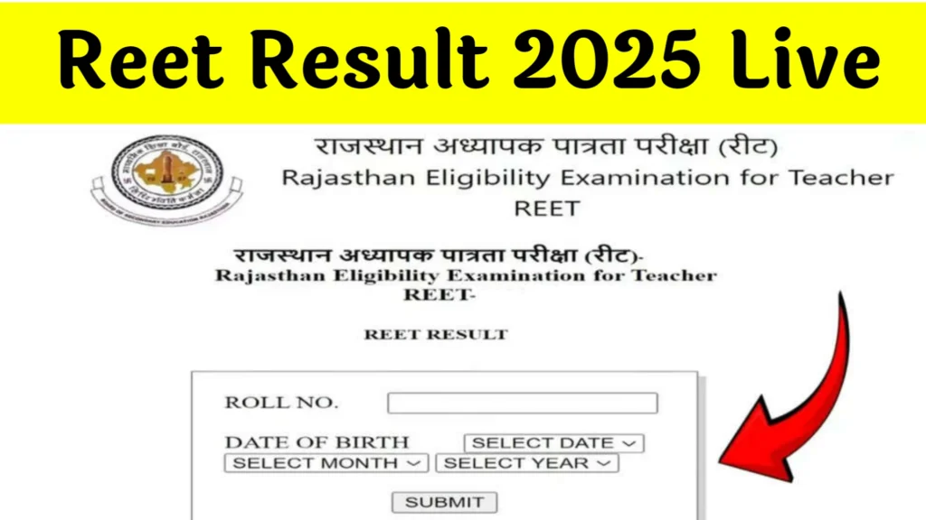 Reet Result 2024 Live